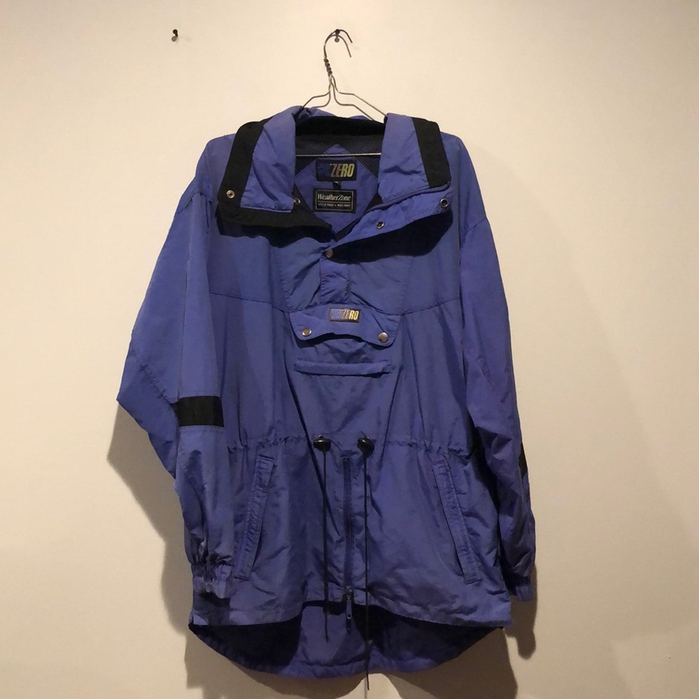 SubZero Weather Zone Vintage Water Proof and Wind Proof Pullover Jacket